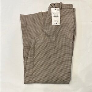 NWT ZARA FLAT FRONT DRESS PANT